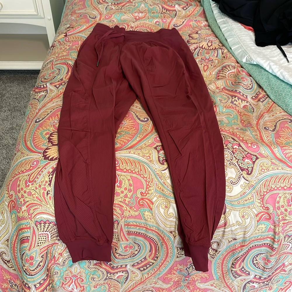 Dance studio joggers burnt orange/ red